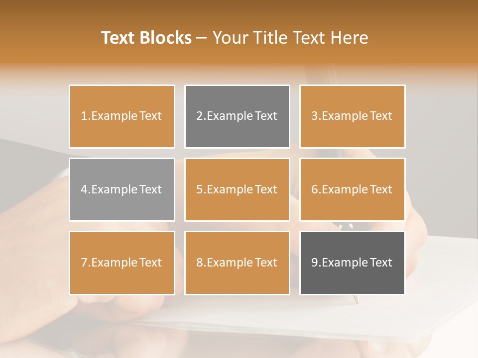 Isolated Table Image PowerPoint Template