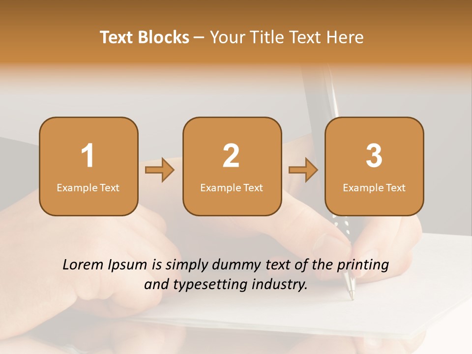 Isolated Table Image PowerPoint Template