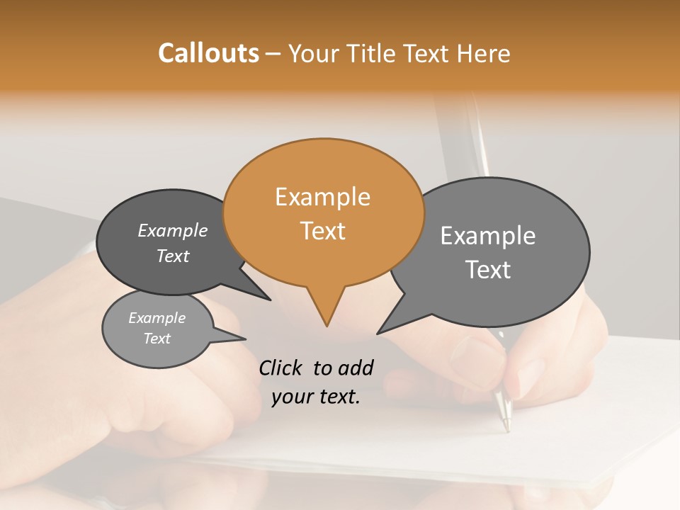 Isolated Table Image PowerPoint Template