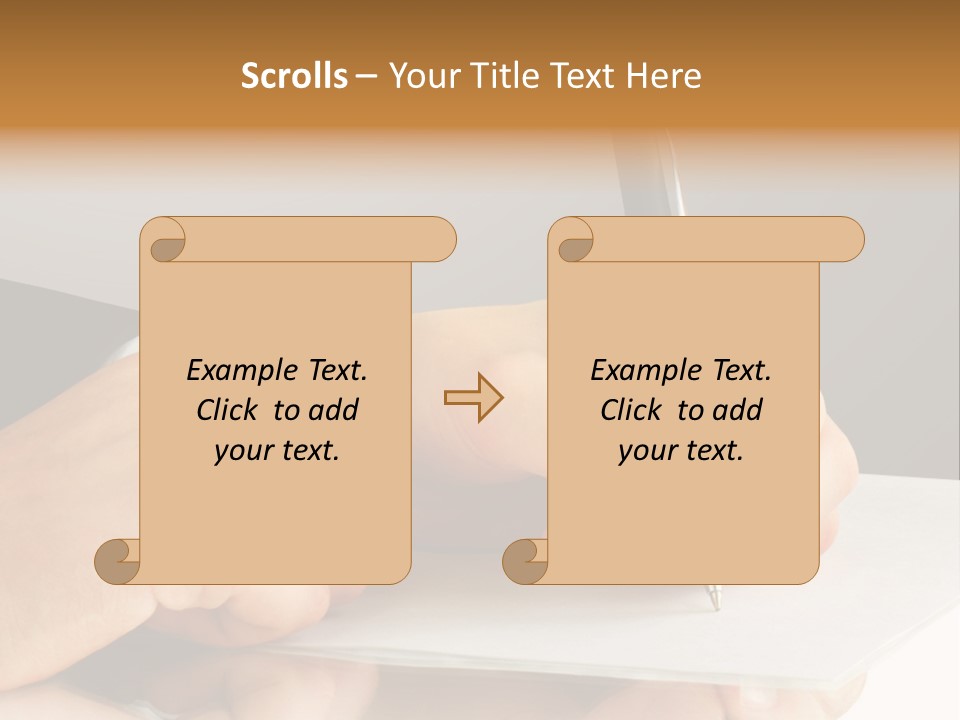 Isolated Table Image PowerPoint Template