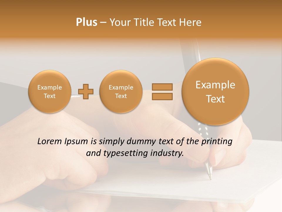 Isolated Table Image PowerPoint Template