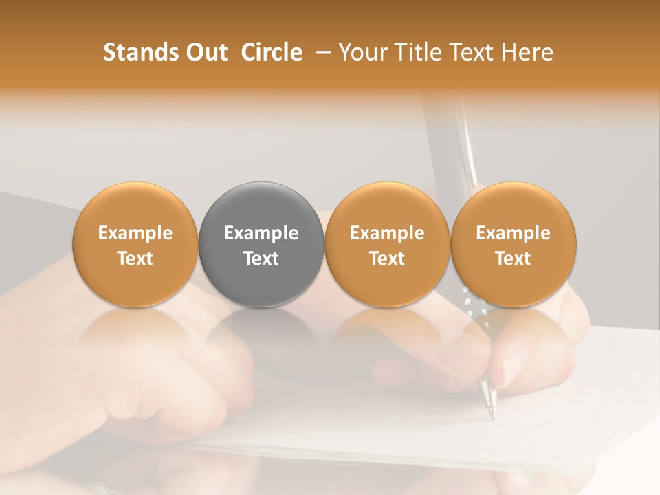 Isolated Table Image PowerPoint Template