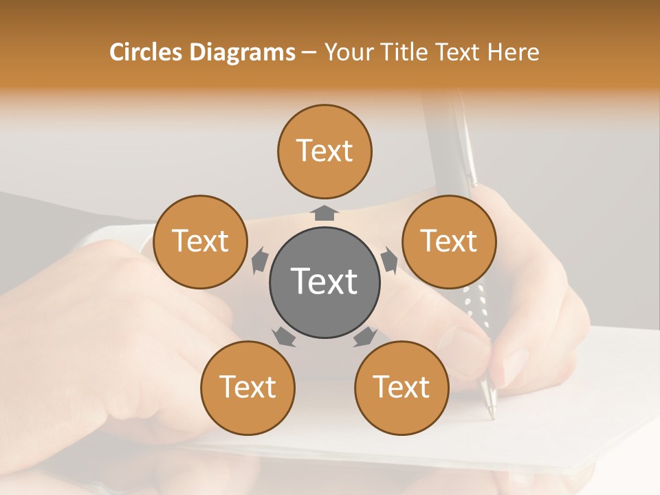 Isolated Table Image PowerPoint Template