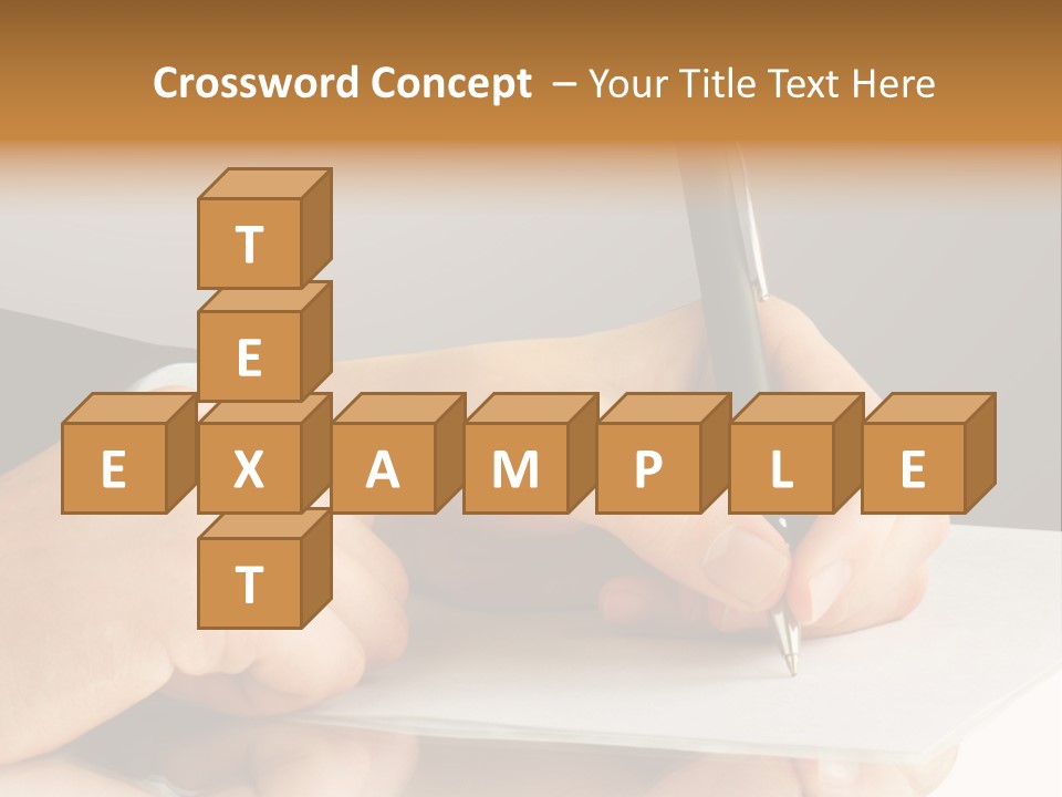 Isolated Table Image PowerPoint Template