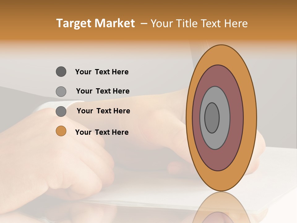 Isolated Table Image PowerPoint Template