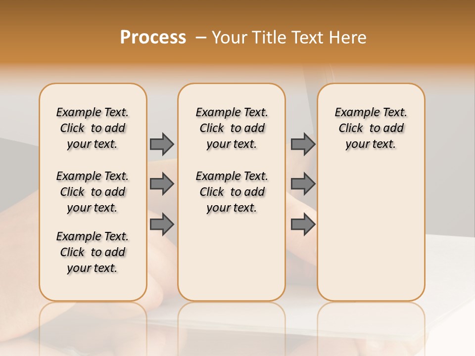 Isolated Table Image PowerPoint Template