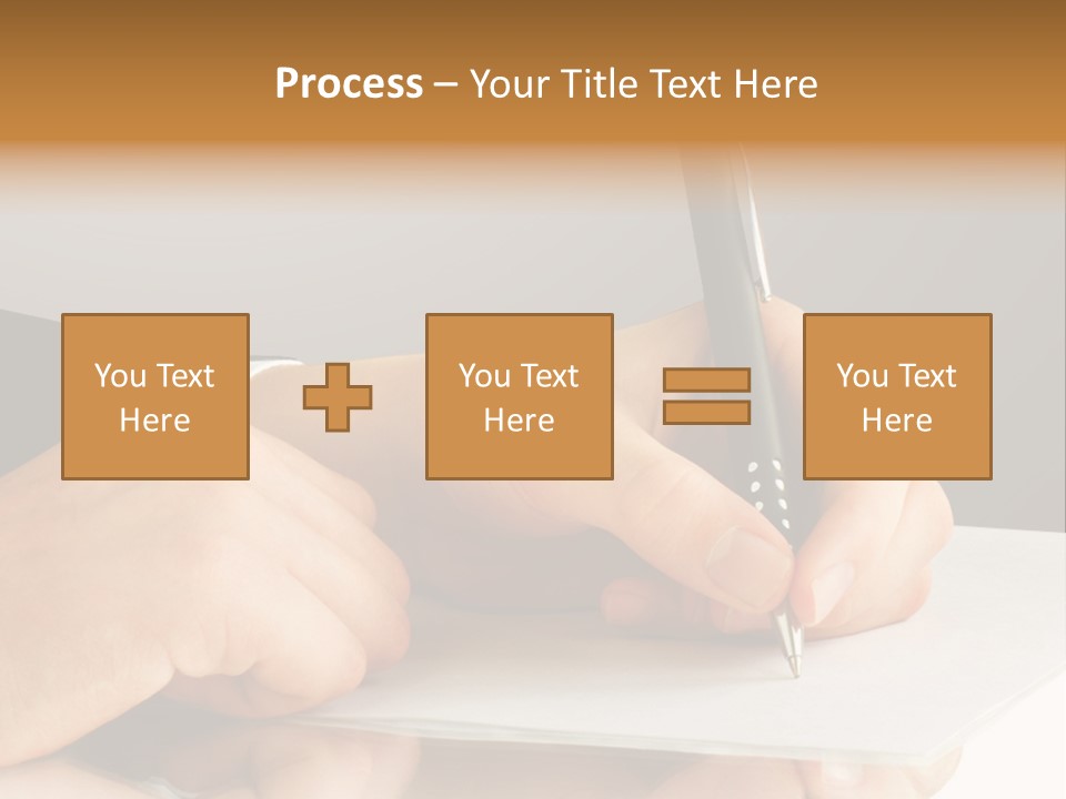 Isolated Table Image PowerPoint Template