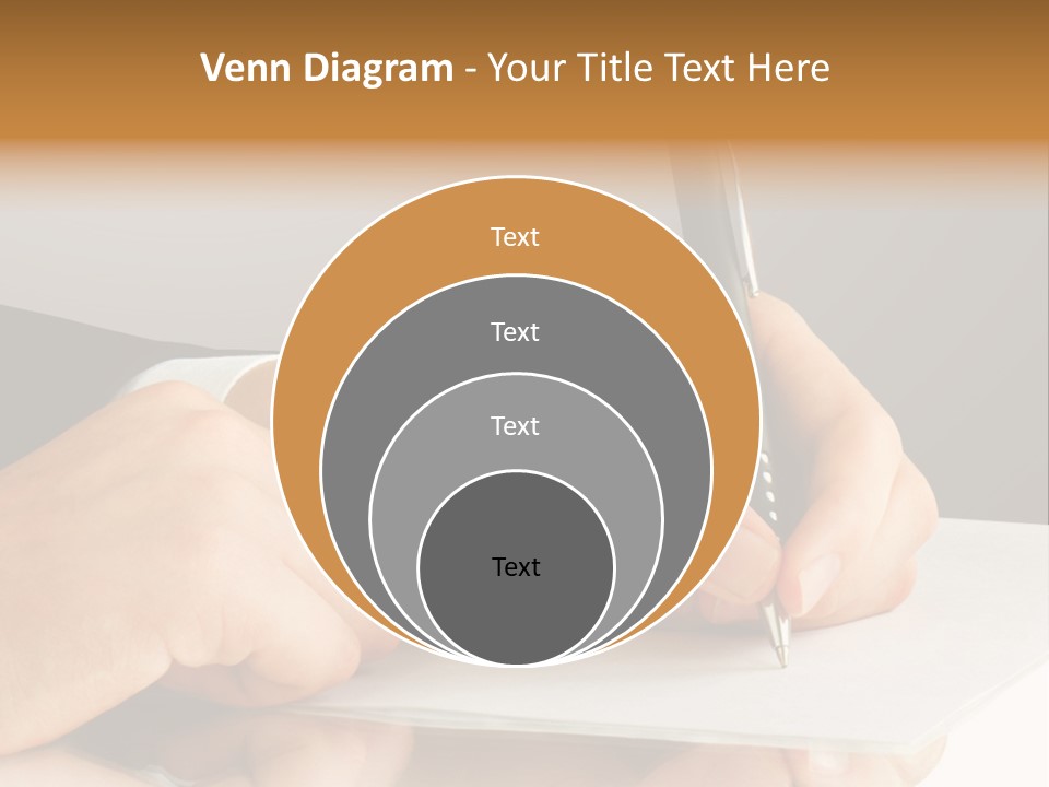Isolated Table Image PowerPoint Template