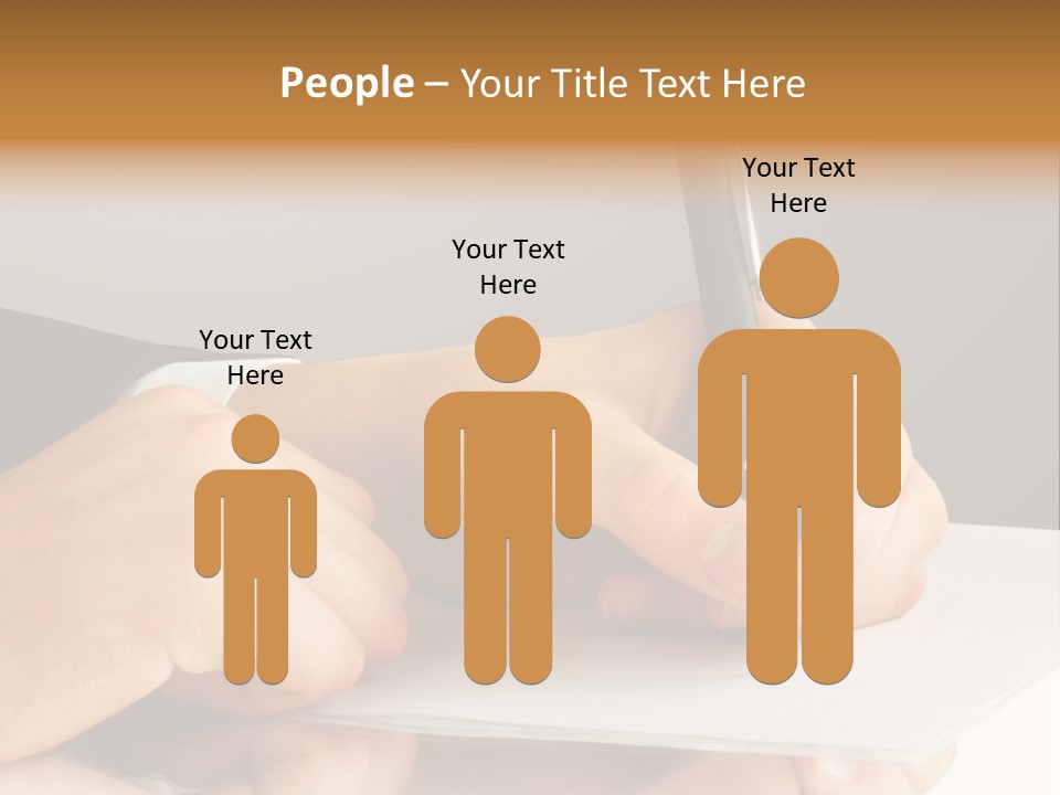 Isolated Table Image PowerPoint Template