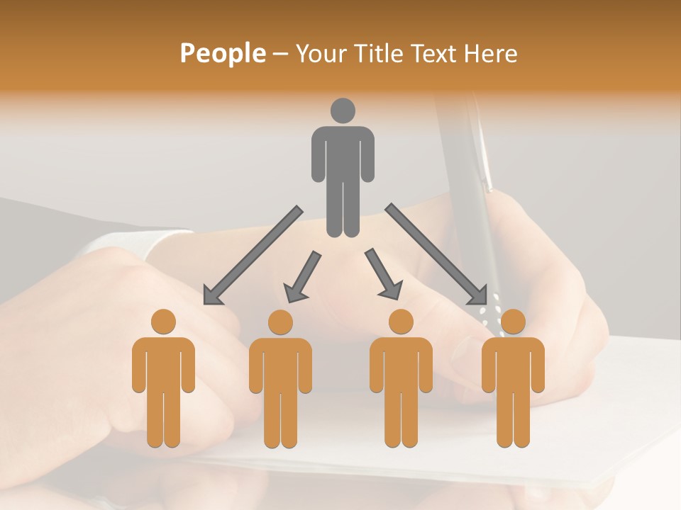 Isolated Table Image PowerPoint Template