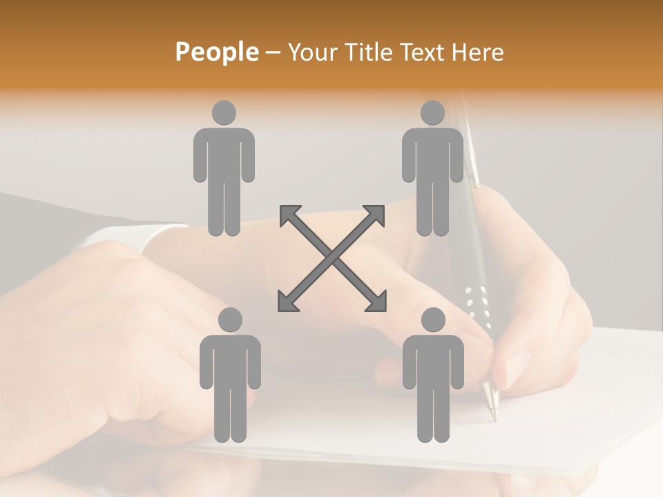 Isolated Table Image PowerPoint Template