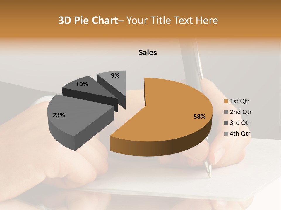 Isolated Table Image PowerPoint Template