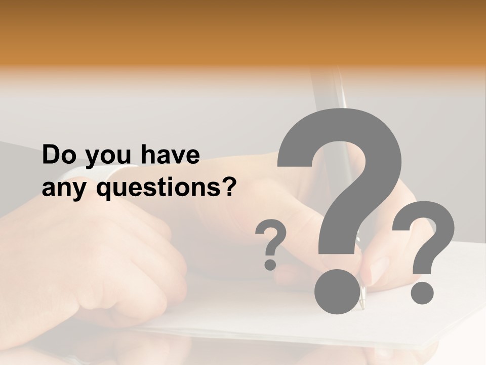 Isolated Table Image PowerPoint Template