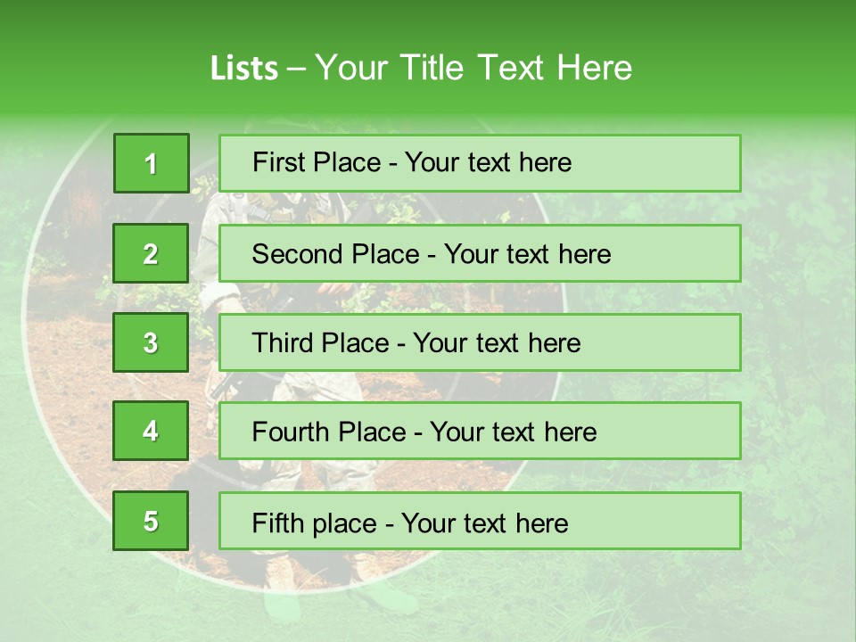 Marine Shoot Colt PowerPoint Template