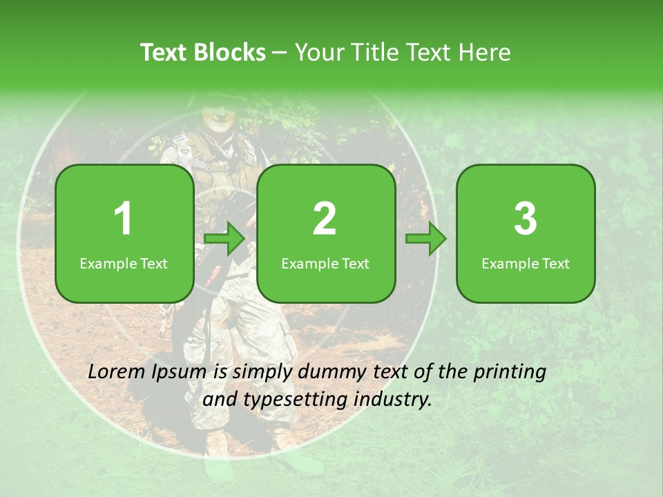 Marine Shoot Colt PowerPoint Template
