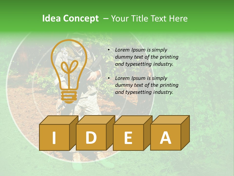 Marine Shoot Colt PowerPoint Template