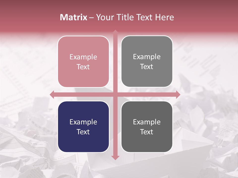 White Target Statistics PowerPoint Template