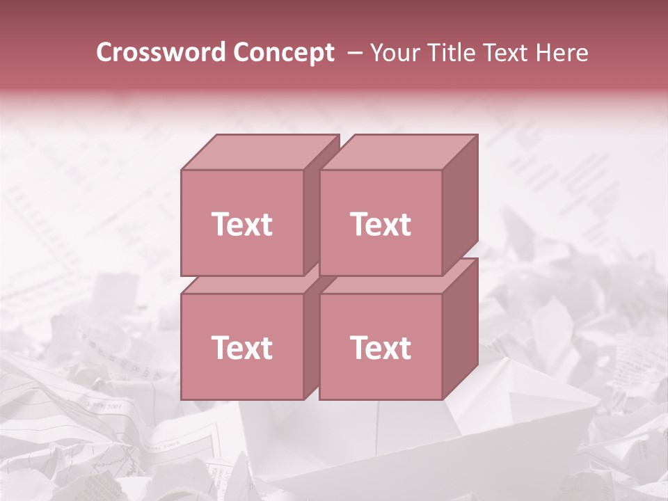 White Target Statistics PowerPoint Template