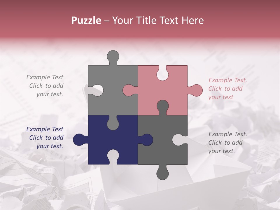 White Target Statistics PowerPoint Template