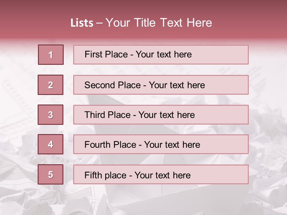 White Target Statistics PowerPoint Template