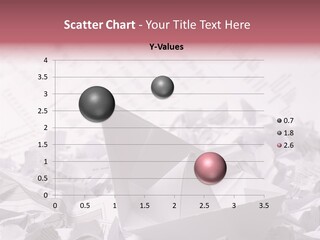 White Target Statistics PowerPoint Template