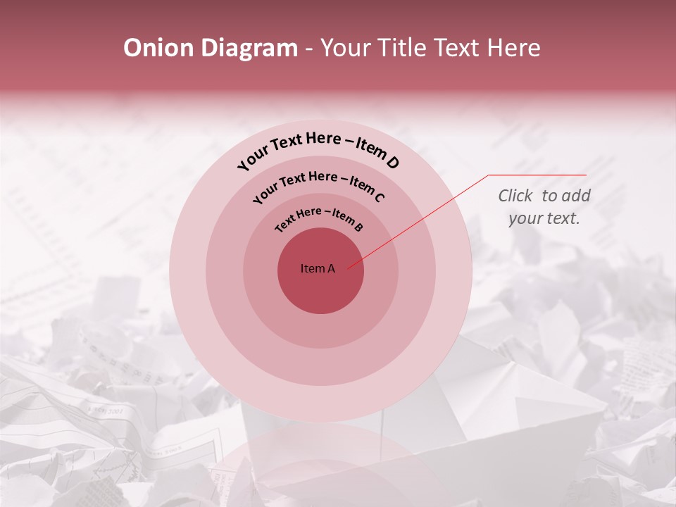 White Target Statistics PowerPoint Template