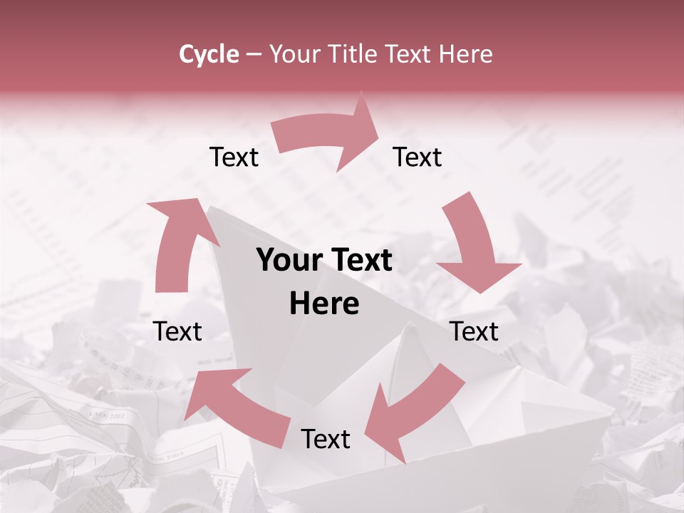 White Target Statistics PowerPoint Template
