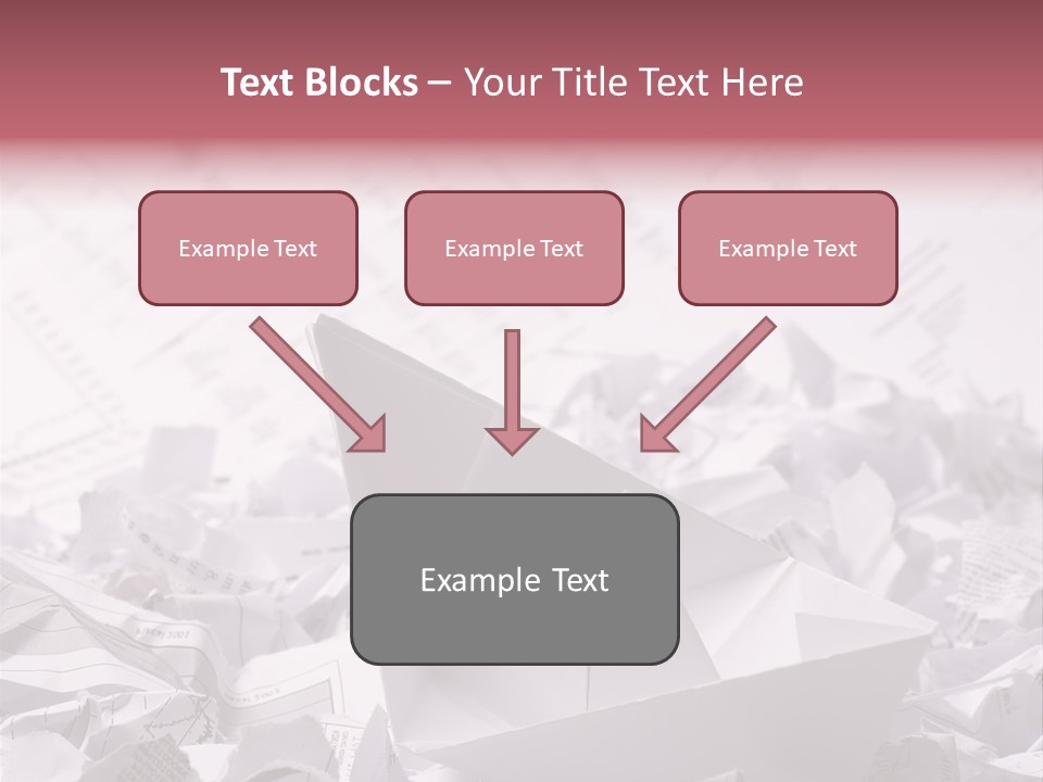 White Target Statistics PowerPoint Template