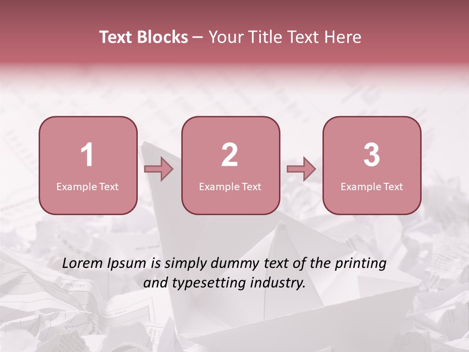 White Target Statistics PowerPoint Template