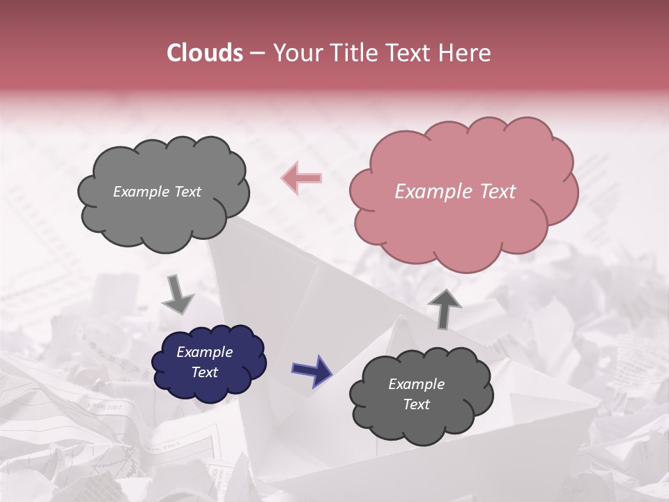 White Target Statistics PowerPoint Template