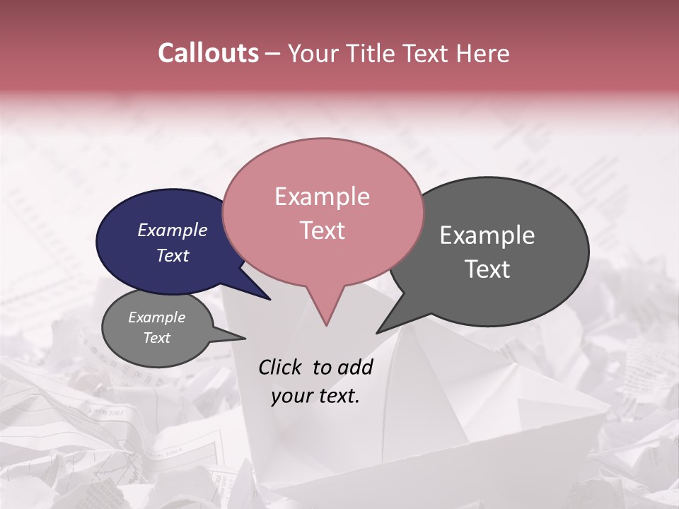 White Target Statistics PowerPoint Template