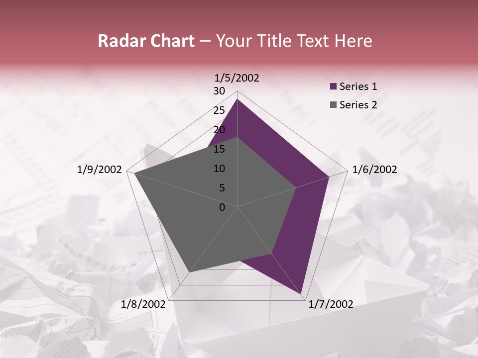 White Target Statistics PowerPoint Template