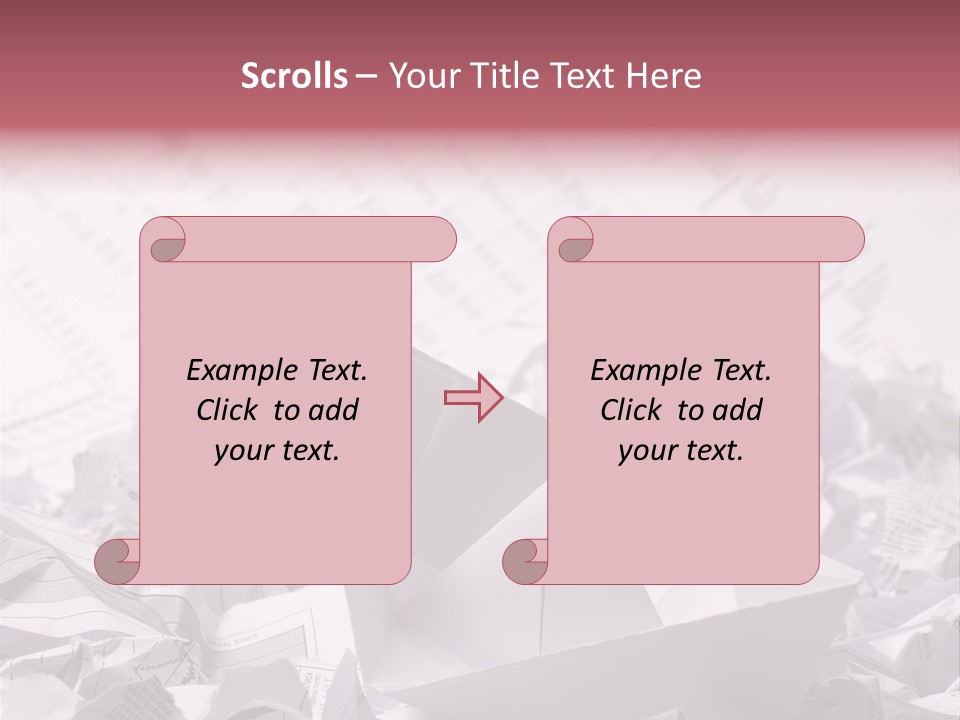 White Target Statistics PowerPoint Template