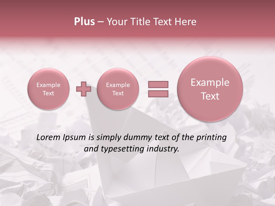 White Target Statistics PowerPoint Template