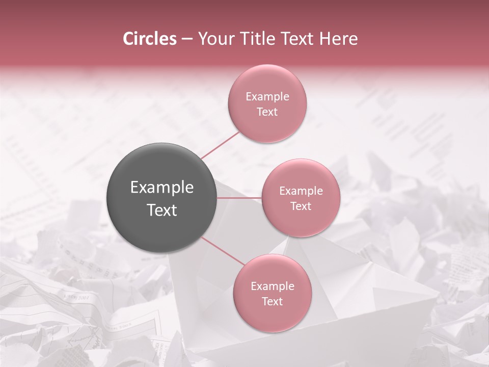White Target Statistics PowerPoint Template