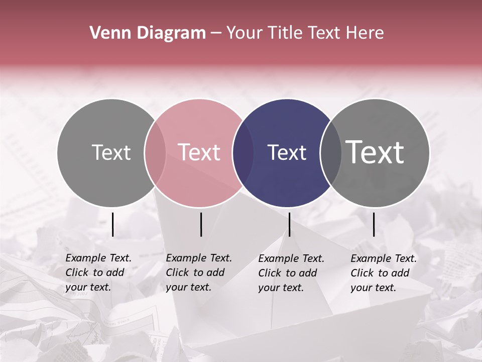White Target Statistics PowerPoint Template
