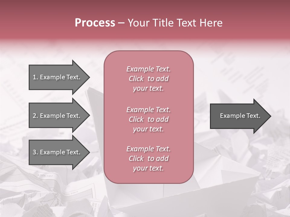 White Target Statistics PowerPoint Template