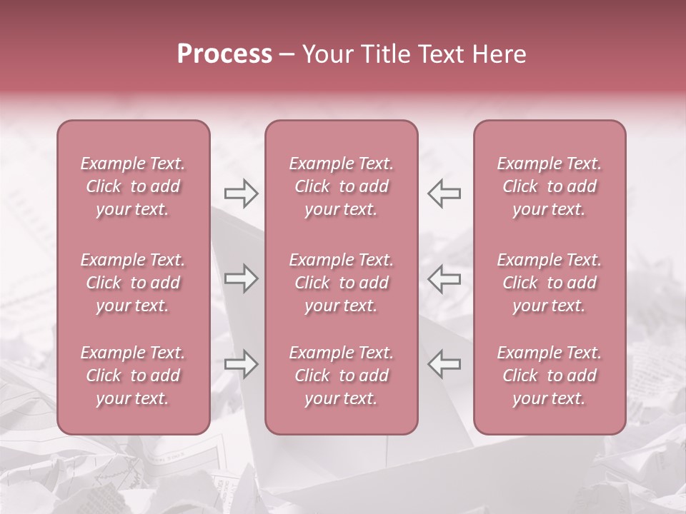 White Target Statistics PowerPoint Template