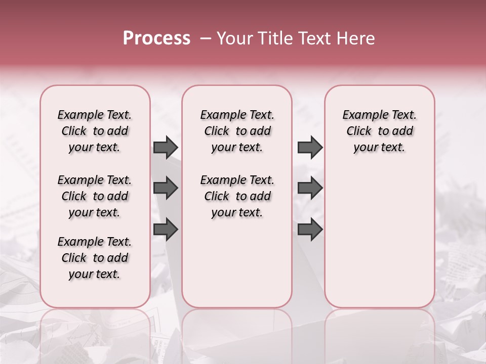 White Target Statistics PowerPoint Template