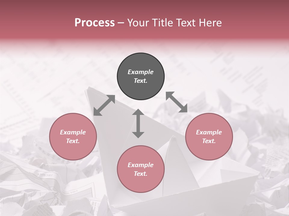 White Target Statistics PowerPoint Template