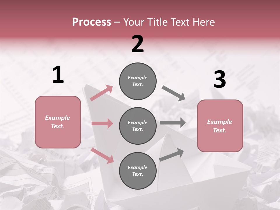 White Target Statistics PowerPoint Template