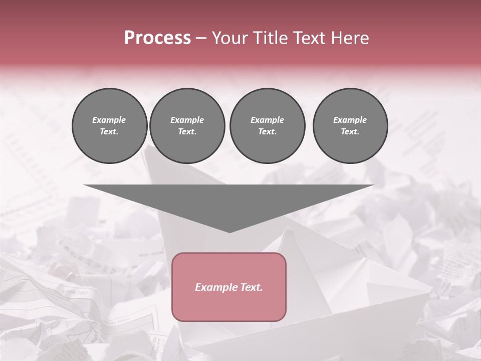 White Target Statistics PowerPoint Template