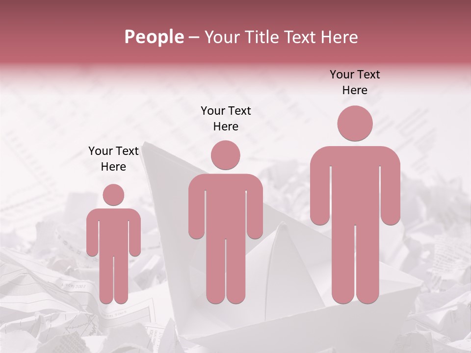 White Target Statistics PowerPoint Template