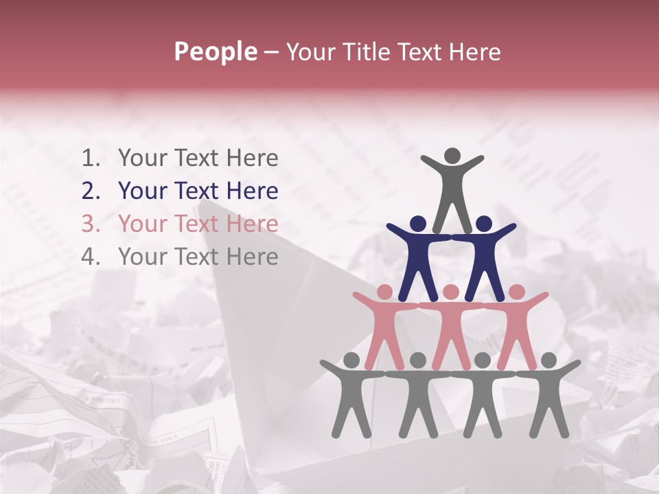 White Target Statistics PowerPoint Template