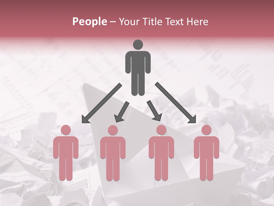 White Target Statistics PowerPoint Template