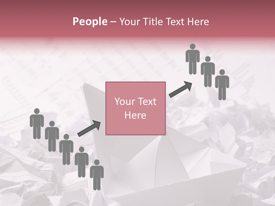 White Target Statistics PowerPoint Template