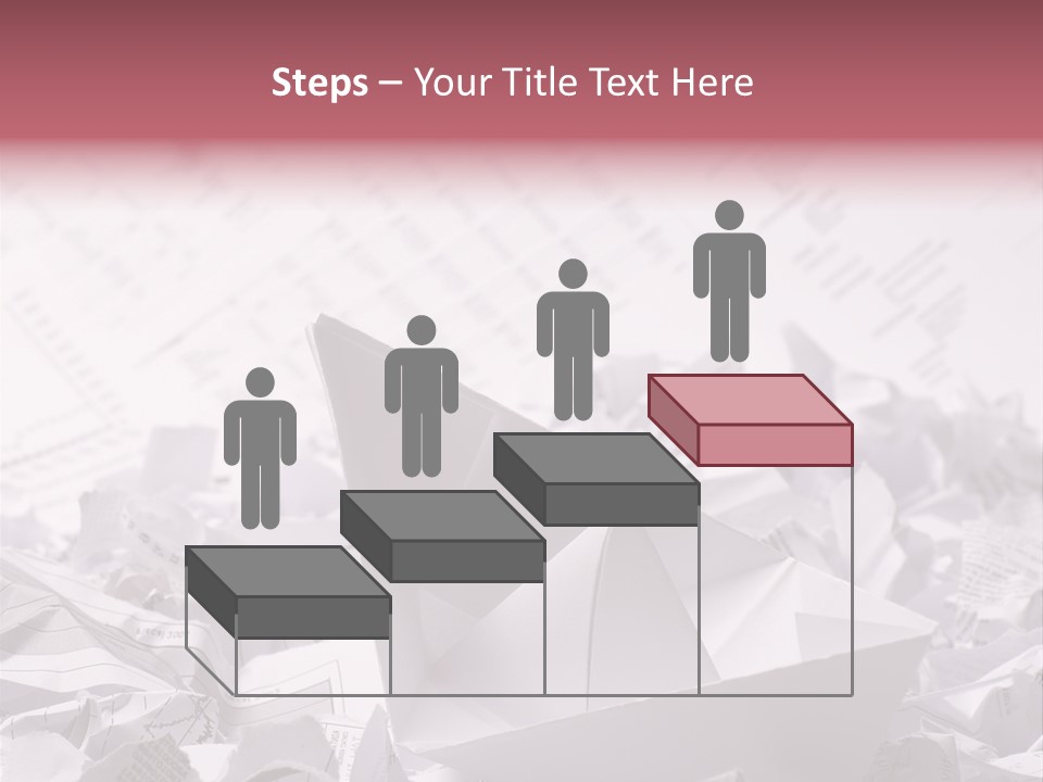 White Target Statistics PowerPoint Template