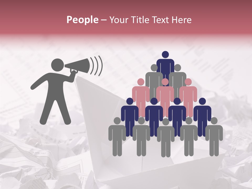 White Target Statistics PowerPoint Template