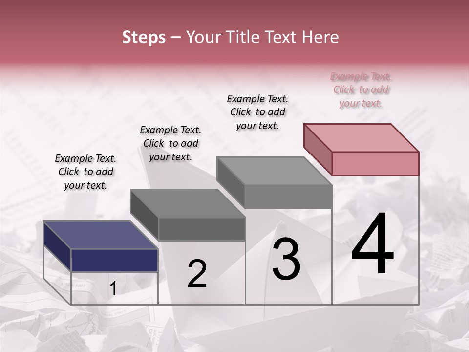 White Target Statistics PowerPoint Template