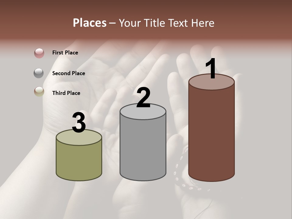 Child Wish White PowerPoint Template